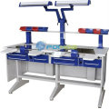 equipos de laboratorio dental (Modelo: Estación de trabajo (doble) EM-LT2) (CE aprobado)